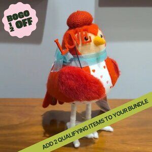 Target Valentine’s Day Featherly Friends Bird Figure 2022 2023 Aerial NWT